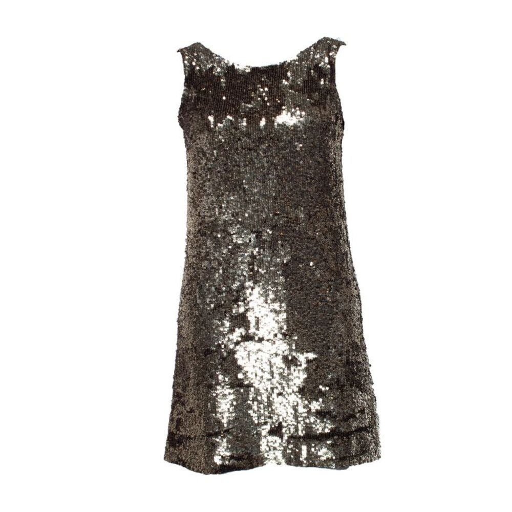 Faith Connexion Mini sequinned dress in gold